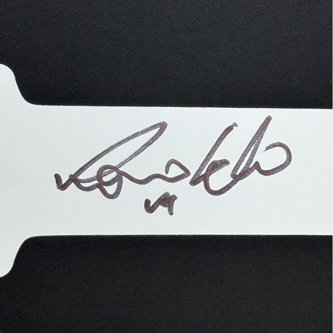Framed Autographed/Signed Ronaldo Nazario 35x39 Real Madrid Jersey BAS COA
