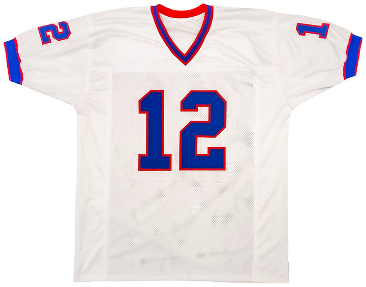 Buffalo Bills Jim Kelly Autographed Signed White Jersey Beckett BAS QR