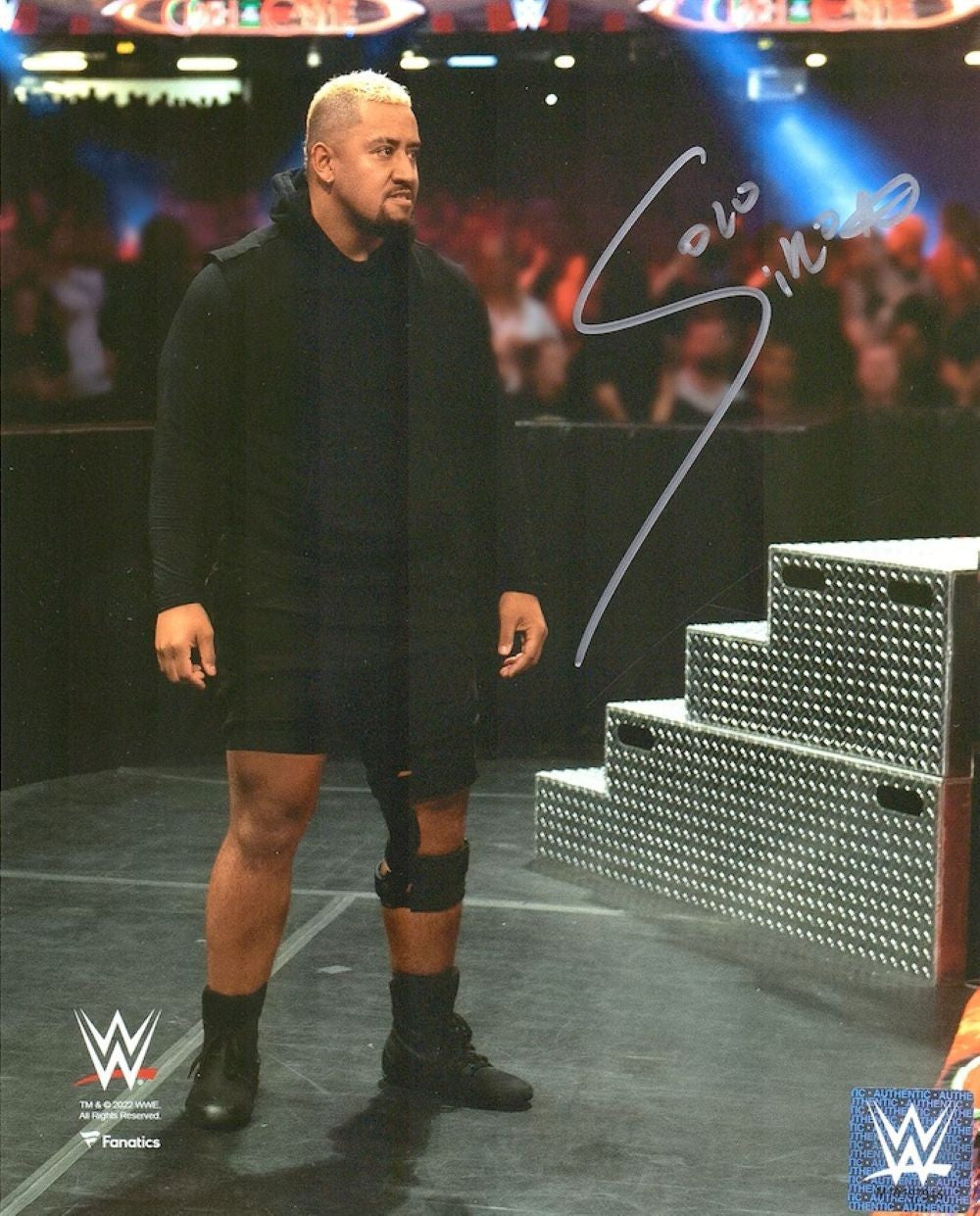 Solo Sikoa Signed 8x10 WWE Debut Photo Fanatics