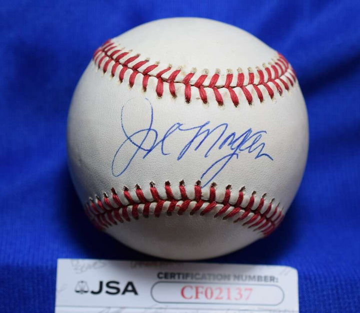 Joe Morgan JSA COA Autograph National League ONL Signed Baseball