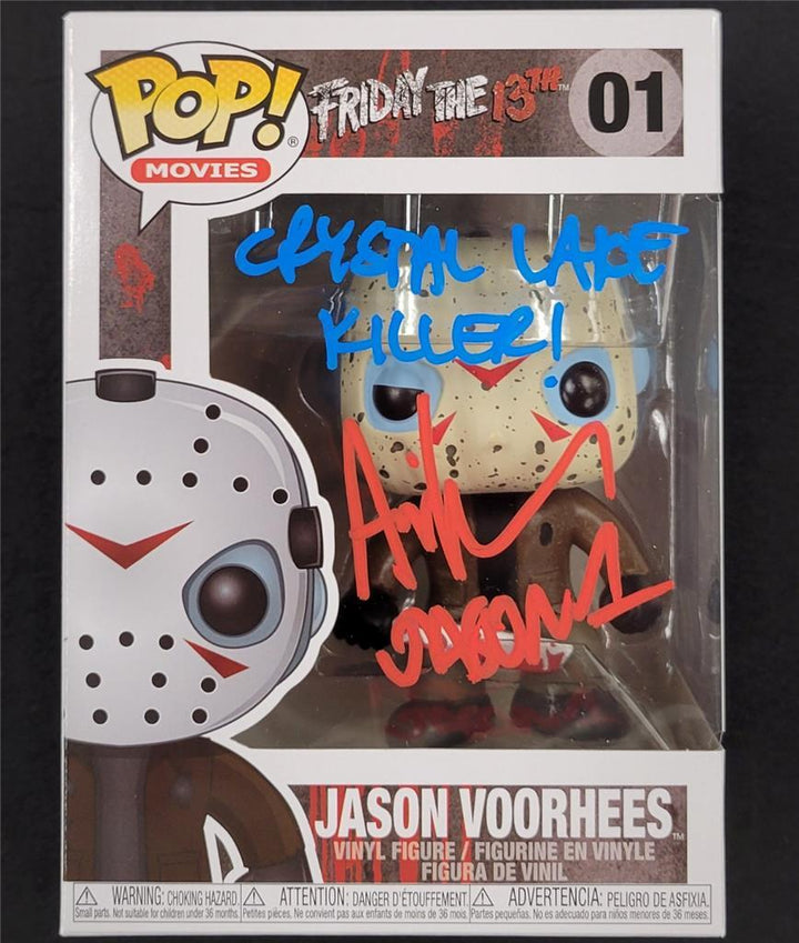 Ari Lehman signed "Crystal Lake Killer" Friday 13th Funko Pop auto ~ Beckett BAS
