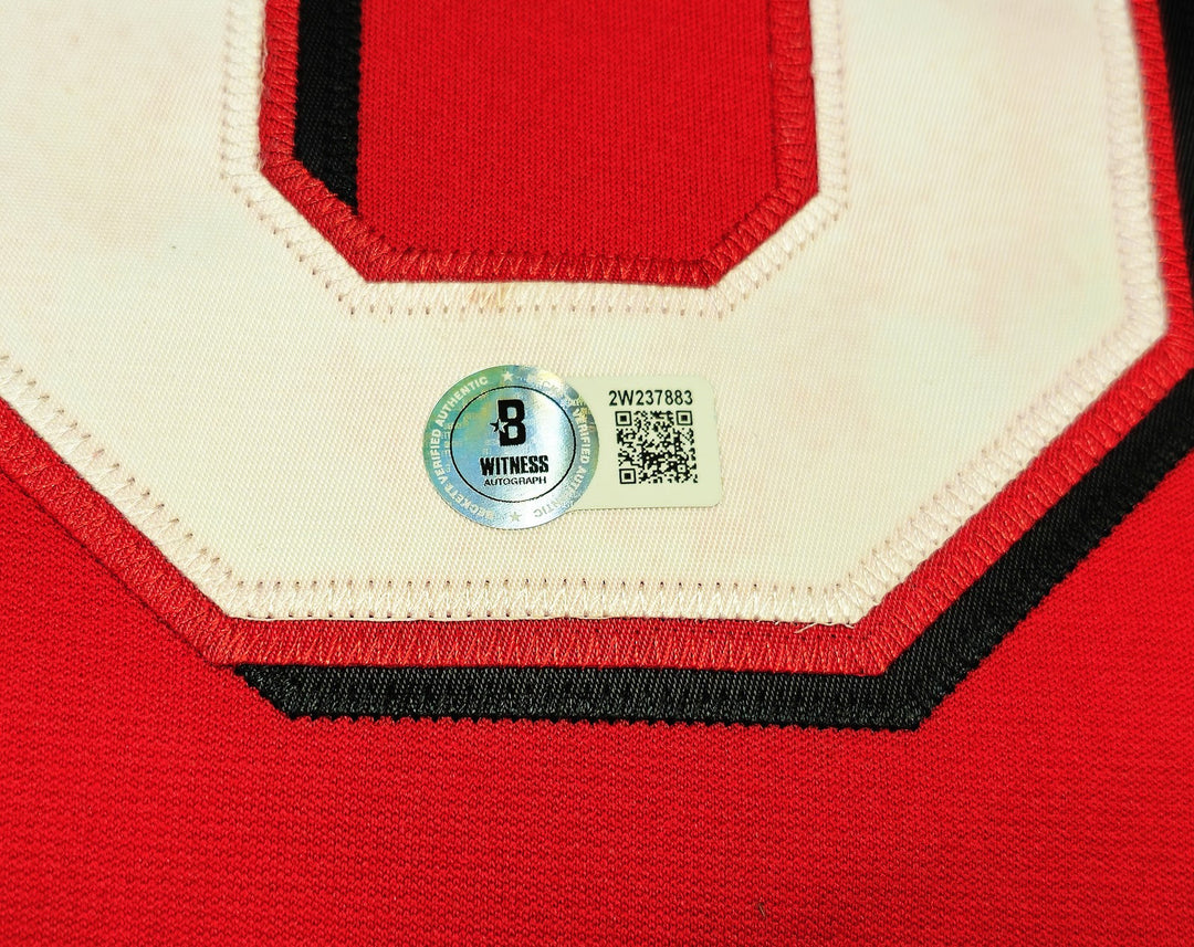 Reds Ken Griffey Jr Auto Red Mitchell Ness 05 Cooperstown Collection Jersey 44