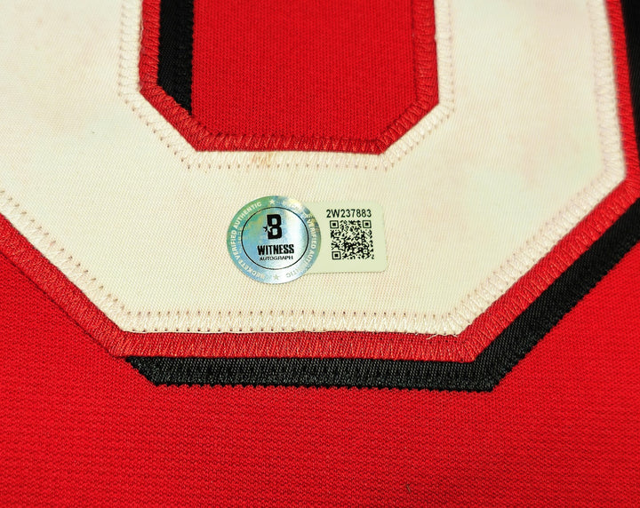 Reds Ken Griffey Jr Auto Red Mitchell Ness 05 Cooperstown Collection Jersey 44