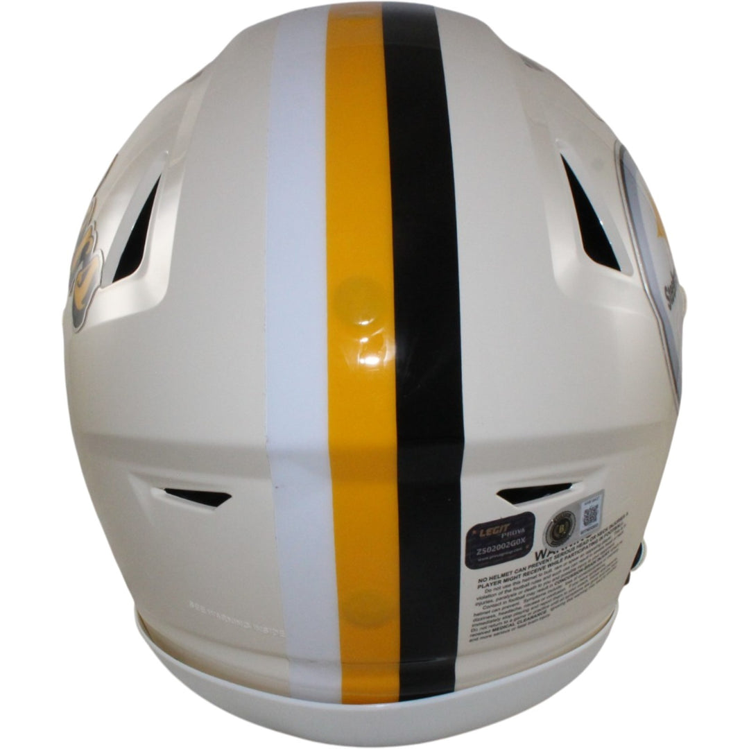 Jerome Bettis Signed Pittsburgh Steelers SpeedFlex Retro Helmet Beckett W 57514