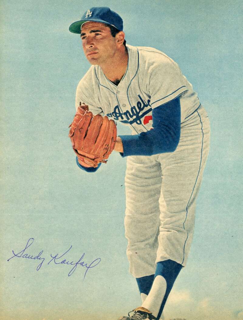 Sandy Koufax Beckett BAS Signed  Vintage 8x10 Photo Autograph 1