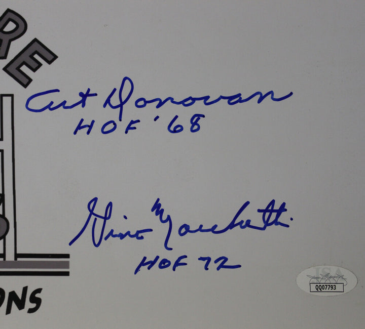 Baltimore Colts Hall Of Fame Autographed/Signed 16x20 Photo 5 Sigs JSA 36428