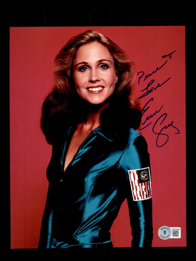 Erin Gray Beckett BAS Signed 8x10 Photo Autograph