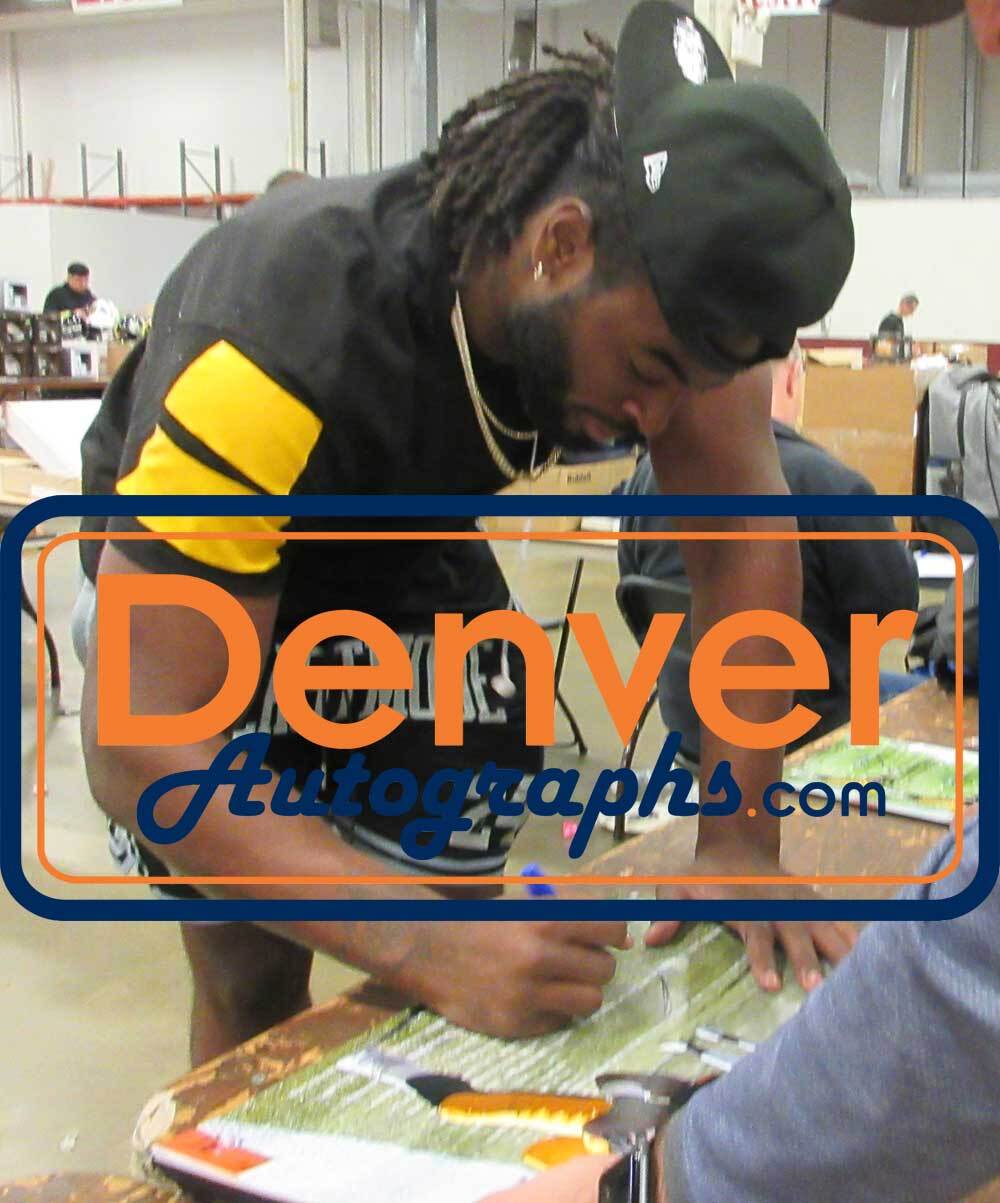Najee Harris Autographed/Signed Pittsburgh Steelers 16x20 Photo FAN 37113