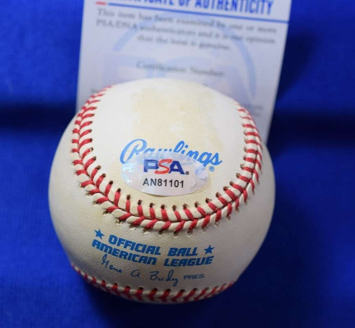 Carlton Fisk PSA DNA Autographed American League OAL Signed Baseball