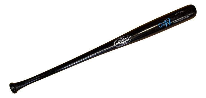 Eduardo Quintero Los Angeles Dodgers Signed Black Louisville Slugger Bat BAS