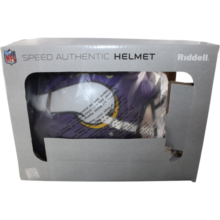 Adrian Perterson Signed Minnesota Vikings Authentic Helmet Beckett WIT 57525