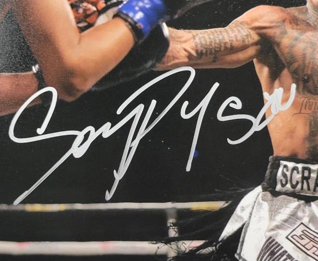 John "Scrappy" Ramirez signed 8x10 photo boxing autograph ~ Beckett BAS