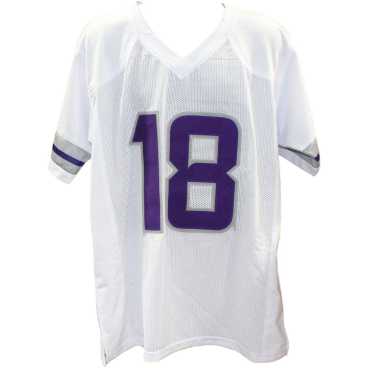 Justin Jefferson Autographed Pro Style Sz XL ALT Jersey Beckett Witness 57921