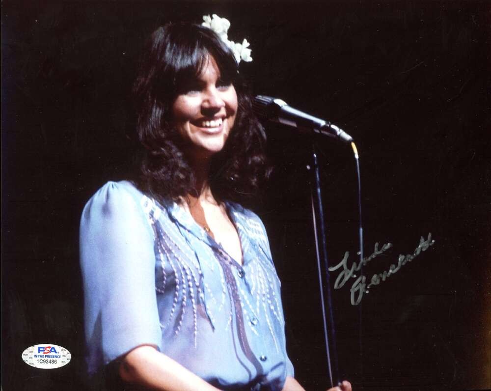 Linda Ronstadt PSA DNA Coa Signed 8x10 Photo Autograph