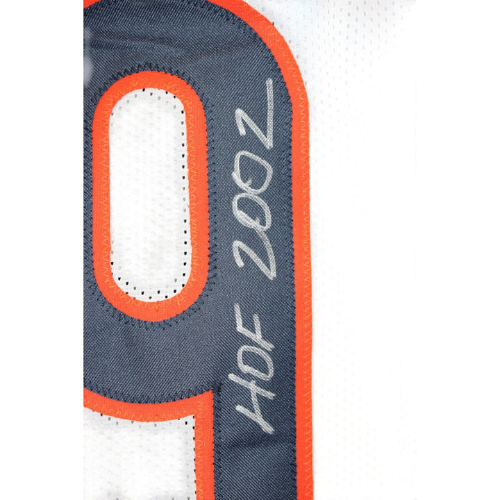 Dan Hampton Autographed Pro Style White Sz XL Jersey 2002 HOF Beckett WIT 58505