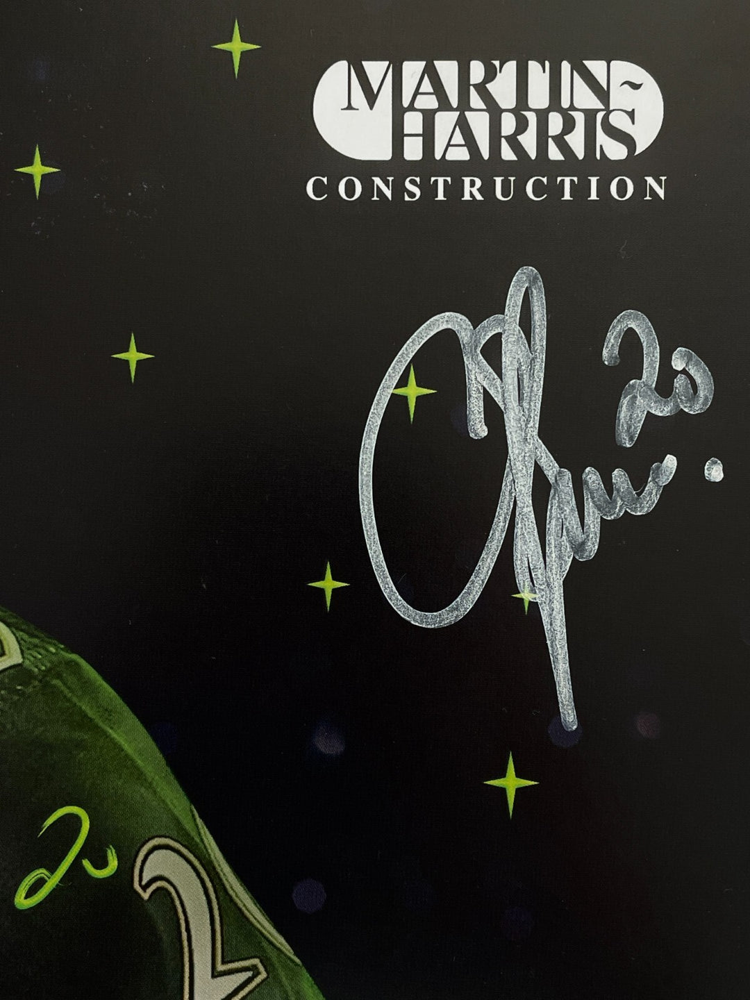 Chandler Stephenson Vegas Golden Knights 12/9/22 Glow Signed 11x17 Poster Photo