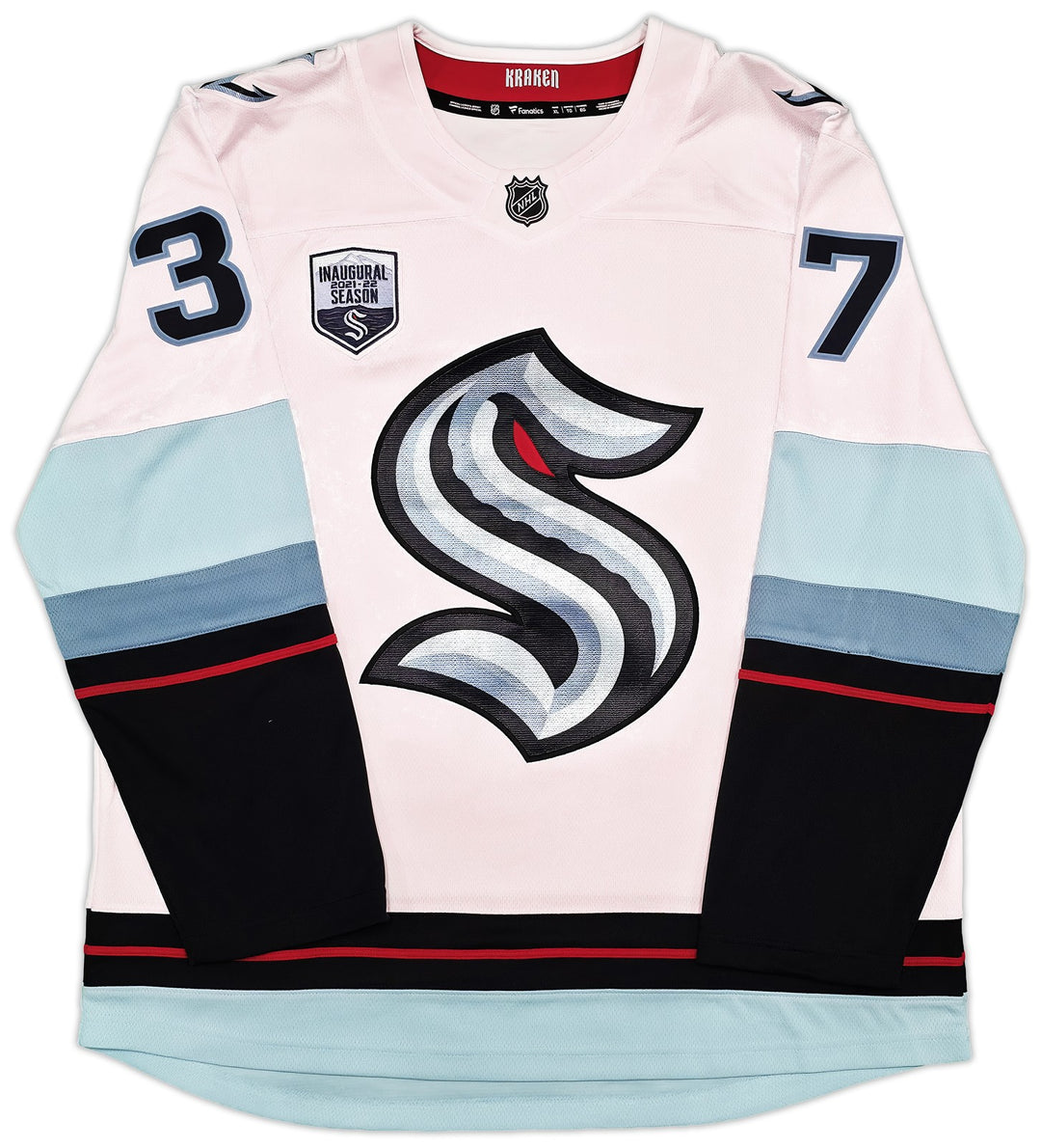 Seattle Kraken Yanni Gourde Signed White Fanatics Jersey Size XL Fanatics Holo