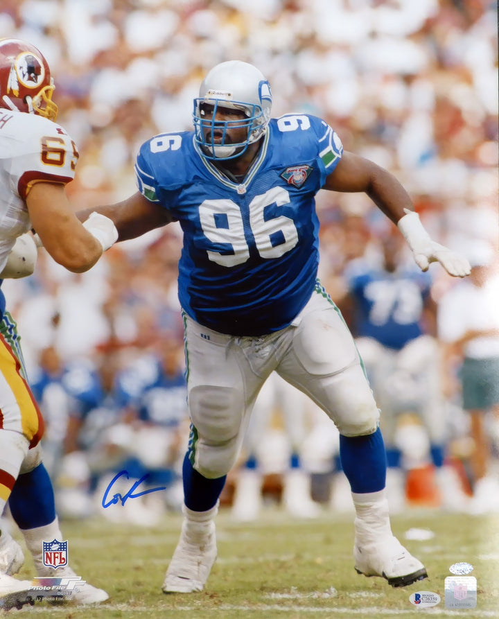 Cortez Kennedy Signed Framed 16x20 Photo Seattle Seahawks Beckett