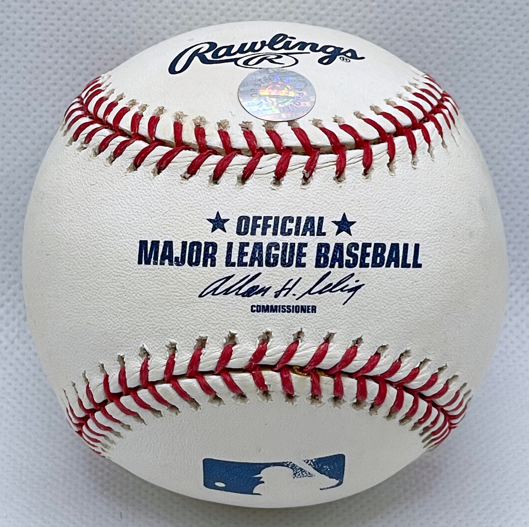 JOE CHARBONEAU SIGNED CLEVELAND INDIANS 1980 ROY RAWLINGS OFFICIAL MLB BASEBALL