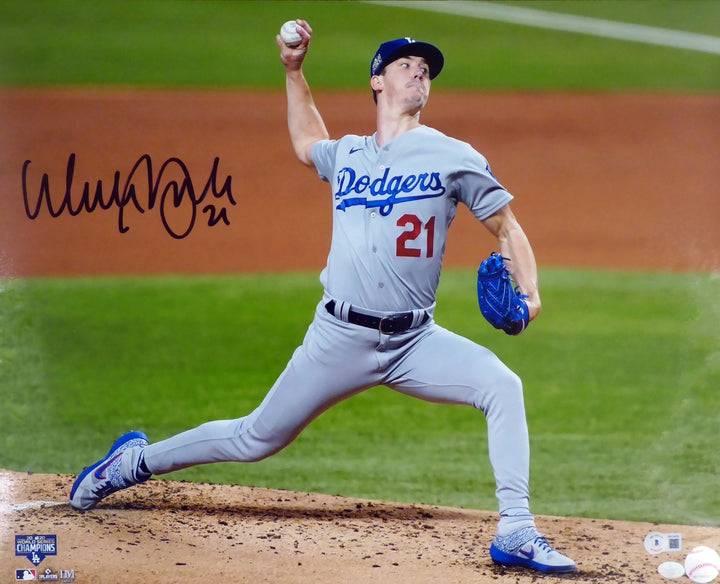 Walker Buehler Signed 16x20 Photo Los Angeles Dodgers Beckett