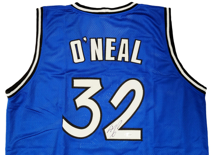 Orlando Magic Shaquille Shaq O'Neal Signed Blue Jersey The Diesel Beckett