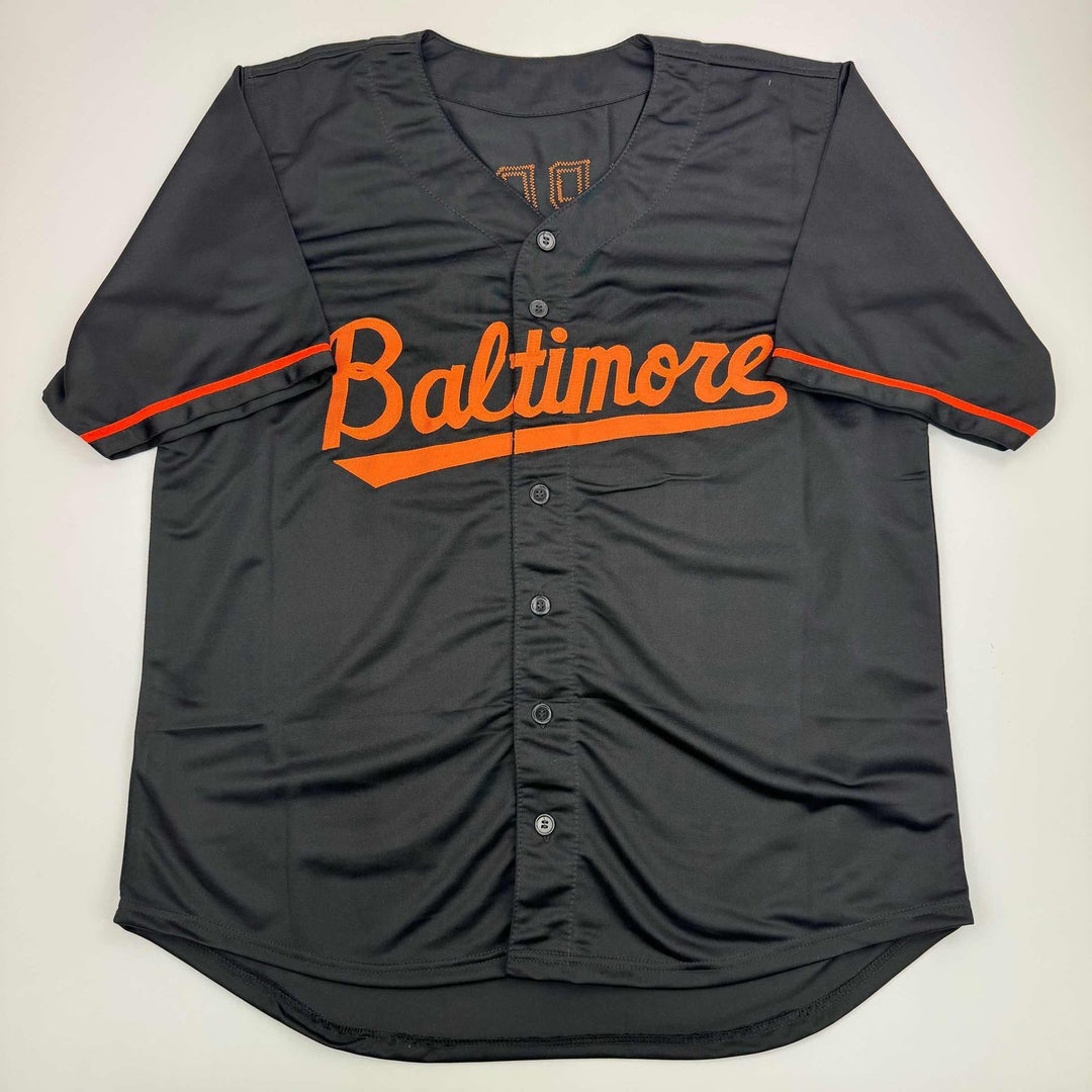 Autographed/Signed Vladimir Guerrero Baltimore Black Jersey JSA COA