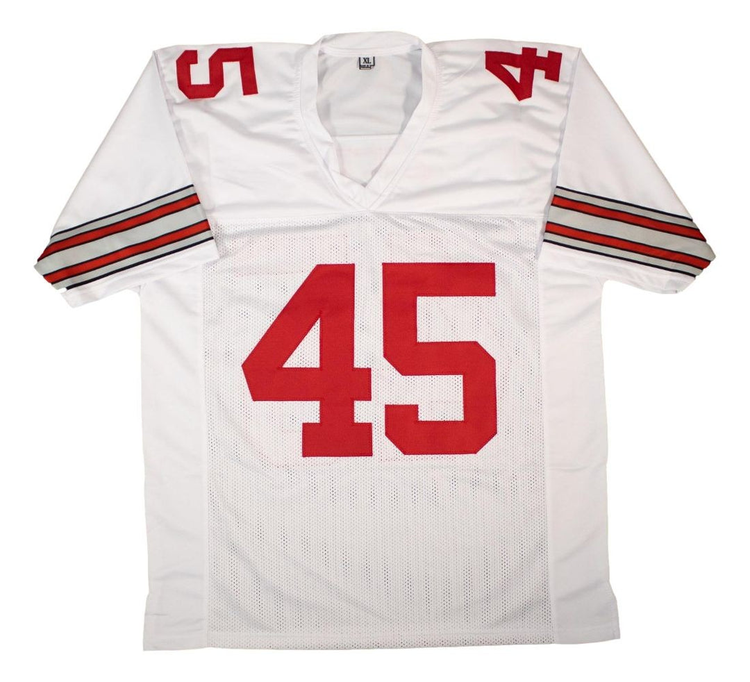 Archie Griffin Ohio State Signed White Football Jersey HT 1974/75  BAS