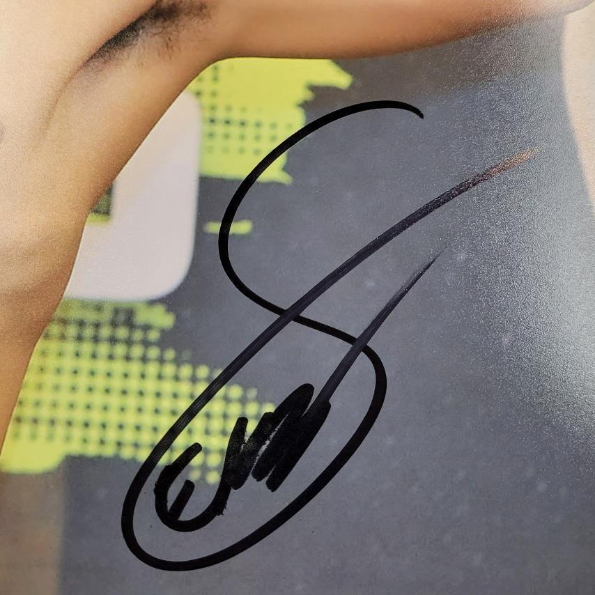 Evan Sanchez signed Boxing 11x14 photo #1 black autograph ~ Beckett BAS Holo