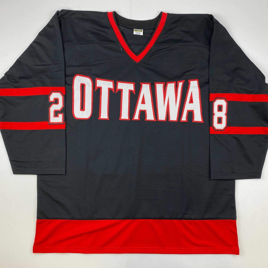Autographed/Signed Claude Giroux Ottawa Black Hockey Jersey PSA/DNA COA