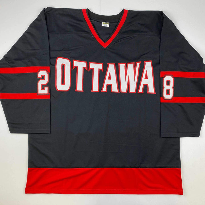 Autographed/Signed Claude Giroux Ottawa Black Hockey Jersey PSA/DNA COA