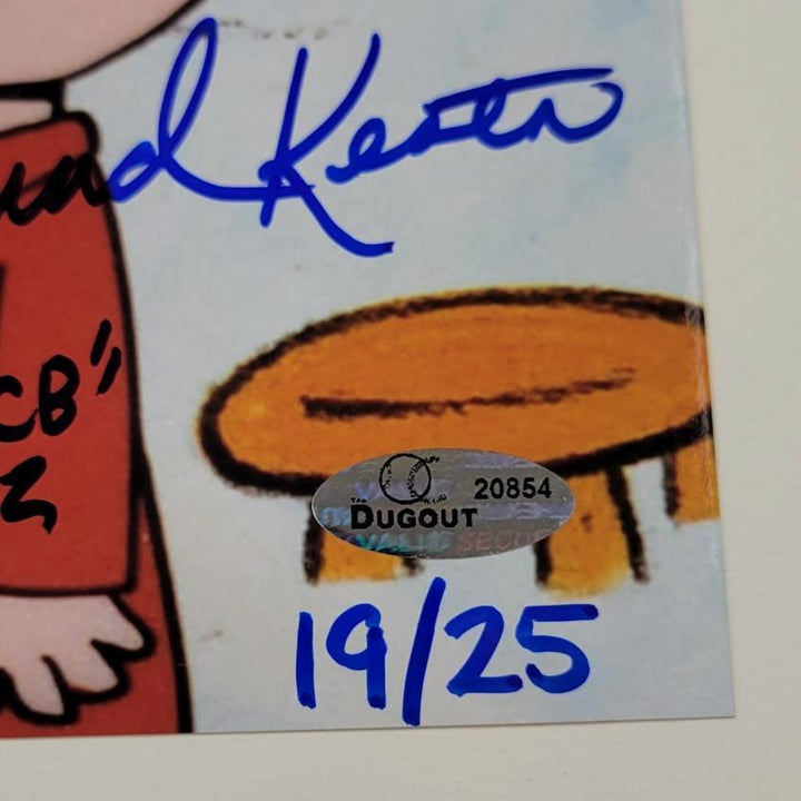 Brad Kesten & Angela Lee Sloan signed 8x10 Photo Peanuts Voice Charlie Brown /25