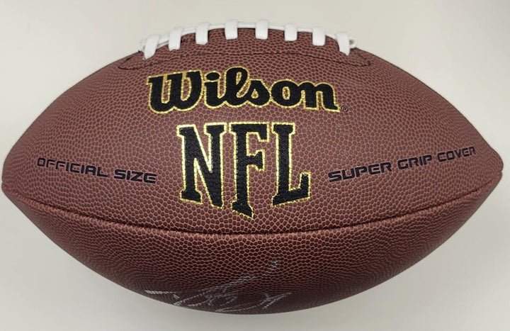 Drew Brees signed Replica NFL Football autograph New Orleans Saints Beckett BAS