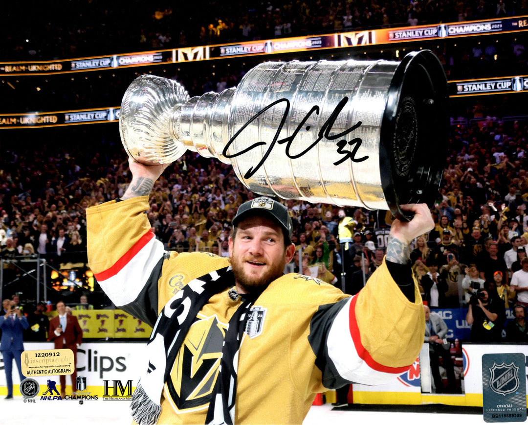 Jonathan Quick Autographed Vegas Golden Knights 8x10 Photo COA IGM Stanley Cup