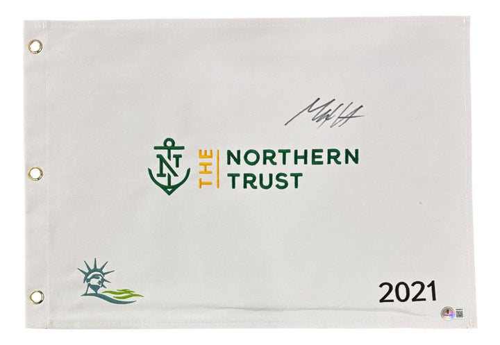 Max Homa Signed 2021 The Northern Trust Golf Flag BAS
