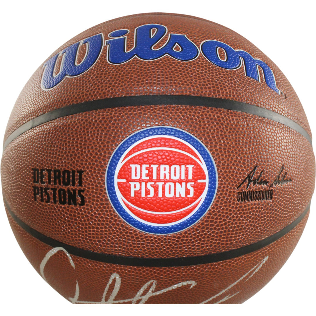 Dennis Rodman Autographed/Signed Detroit Pistons Basketball Beckett 54274