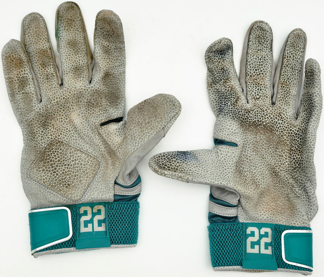 Robinson Cano Signed 2014 Nike Game Used Batting Gloves Mariners