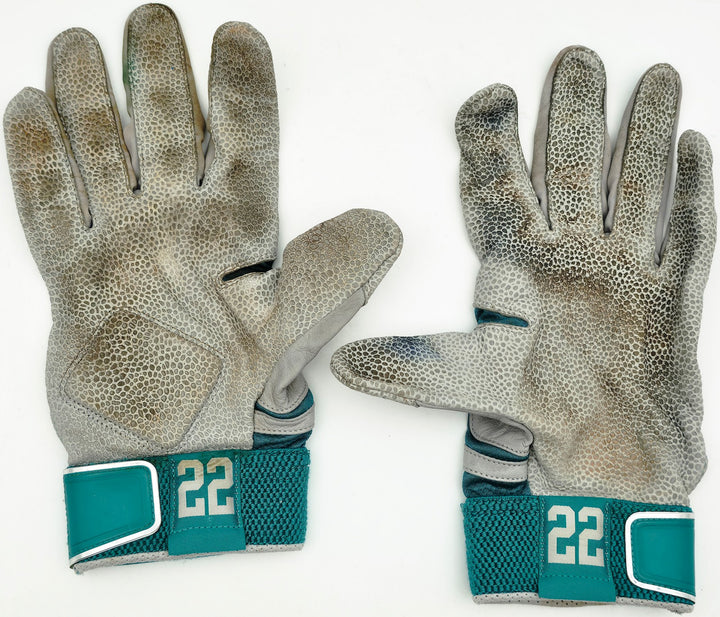 Robinson Cano Signed 2014 Nike Game Used Batting Gloves Mariners