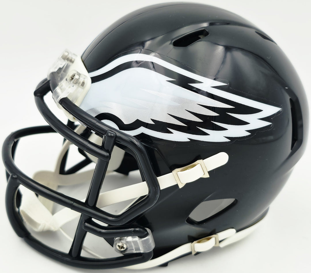 Jalen Carter Signed Philadelphia Eagles Black 2022 Alternate Speed Mini Helmet