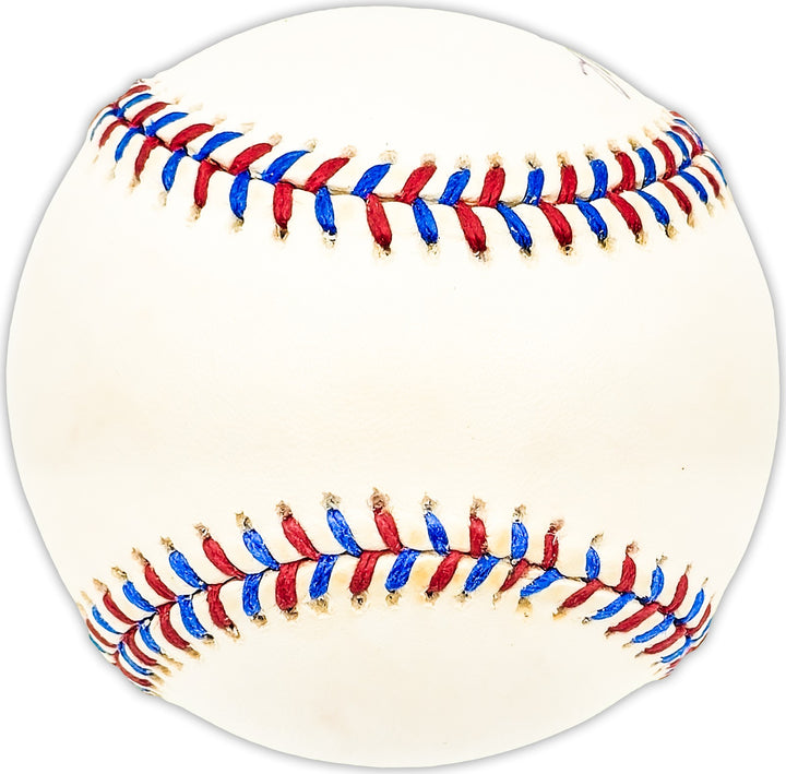 Barney Bernie Mussill Signed 1997 ASG Logo Baseball Philadelphia Phillies