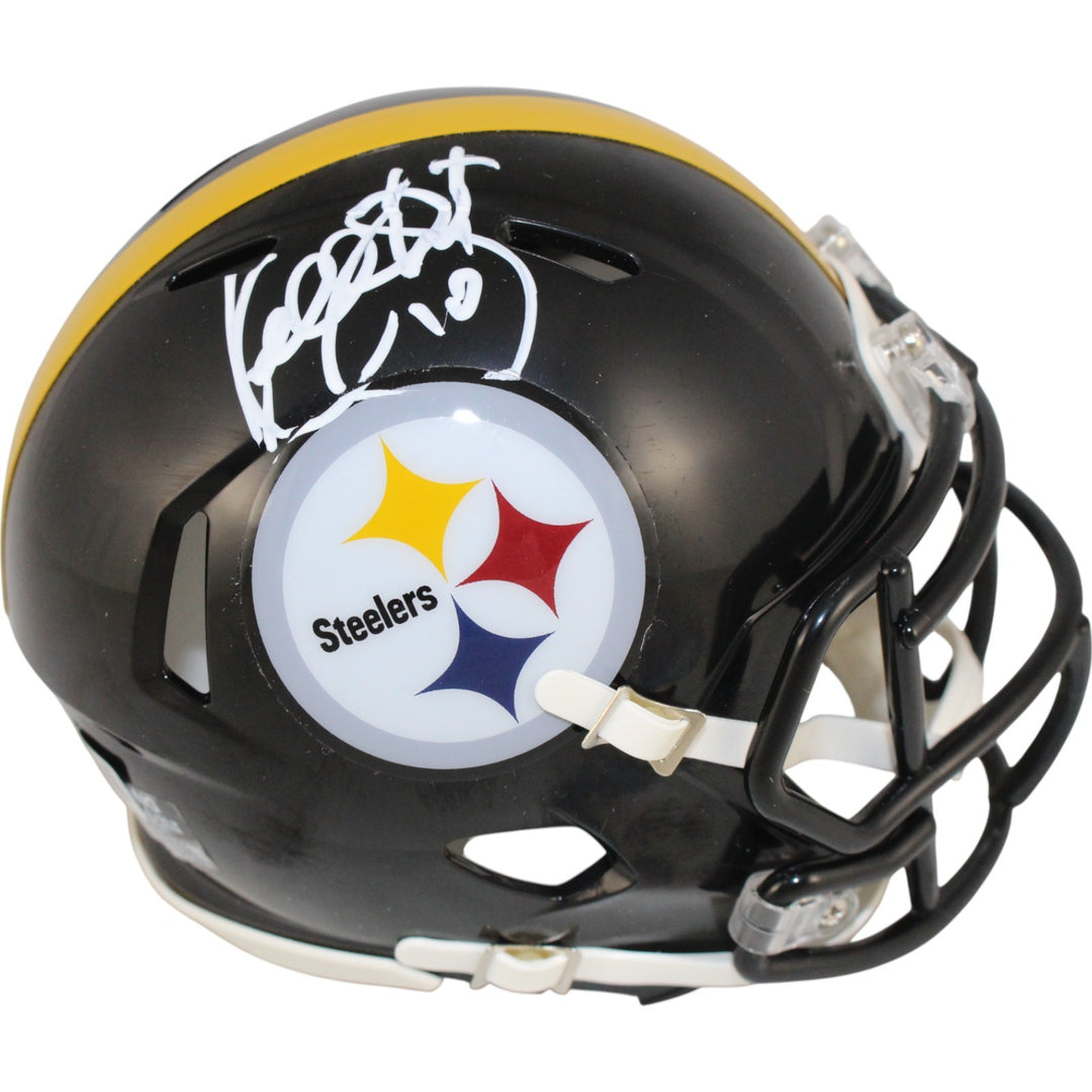 Kordell Stewart Autographed Pittsburgh Steelers Mini Helmet Beckett WIT 50797