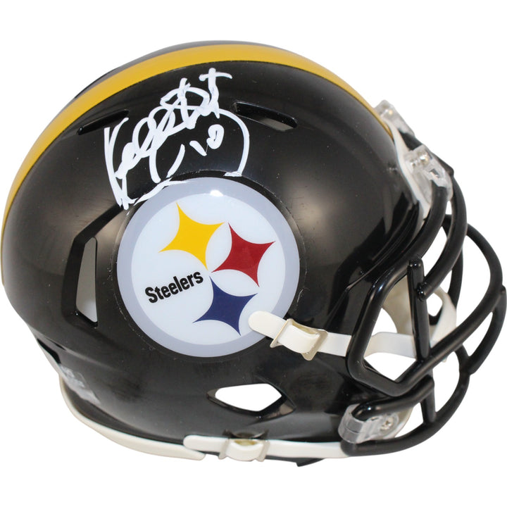Kordell Stewart Autographed Pittsburgh Steelers Mini Helmet Beckett WIT 50797