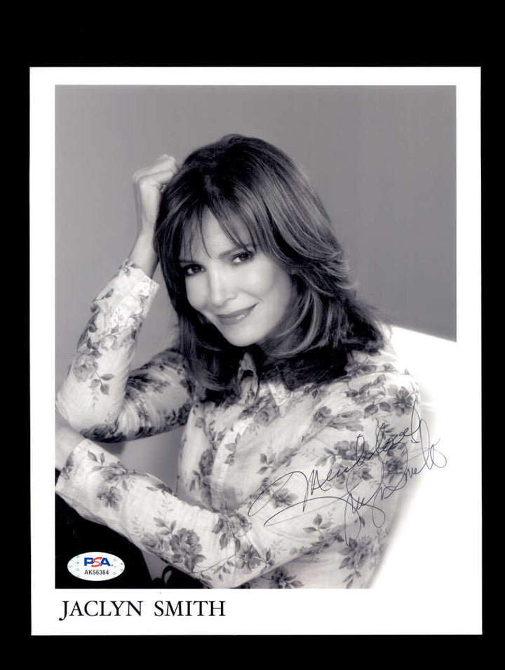 Jaclyn Smith PSA DNA Certa Signed 8x10 Photo Autograph