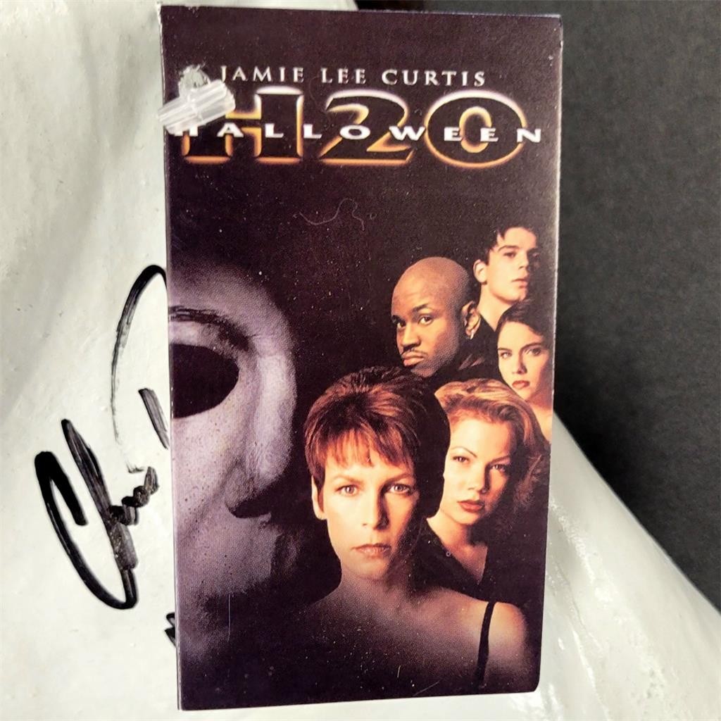 Nick Castle signed "Michael Myers" Halloween H20 Mask autograph ~ Beckett BAS
