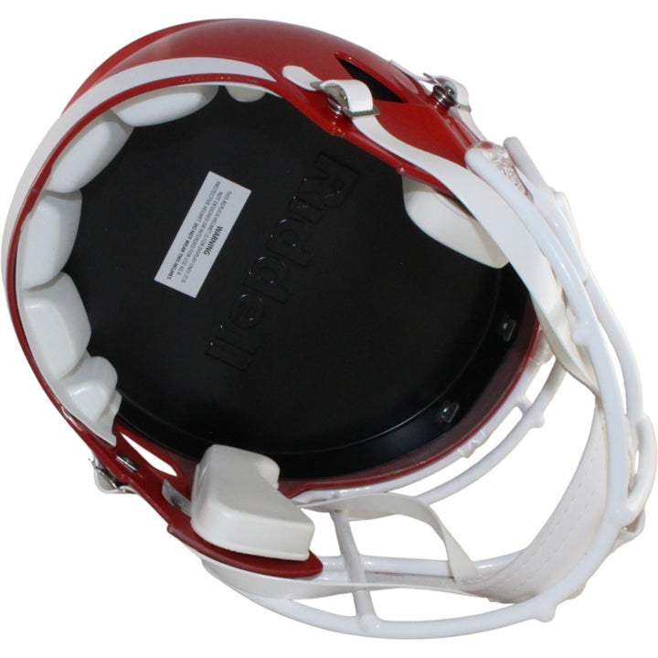 Tony Gonzalez Autographed Kansas City Chiefs F/S Helmet Beckett Witness 56406