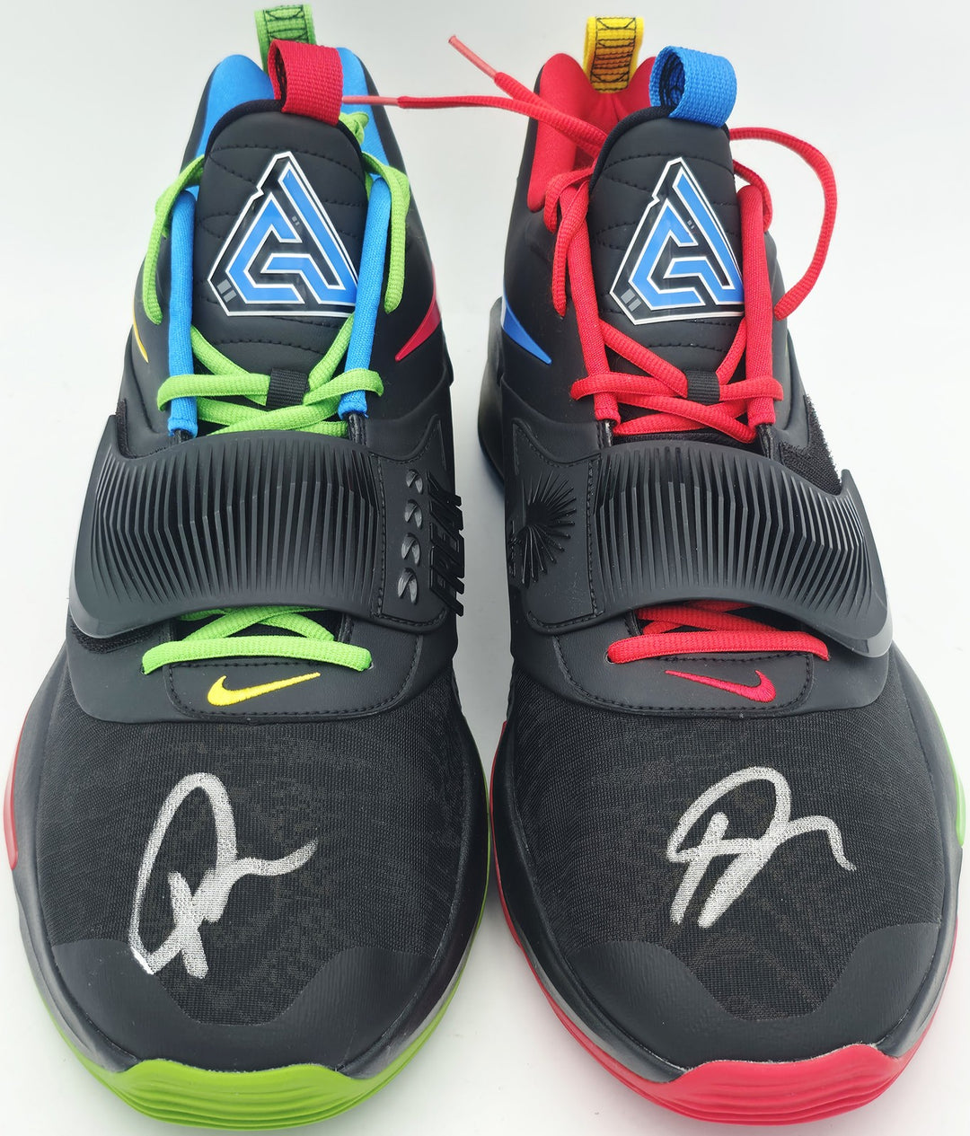 Giannis Signed PE Promo Nike Zoom Freak 4 Shoes Size 16 BAS Witness