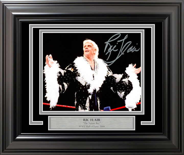 Ric Flair Signed Framed 8x10 Photo WWE JSA