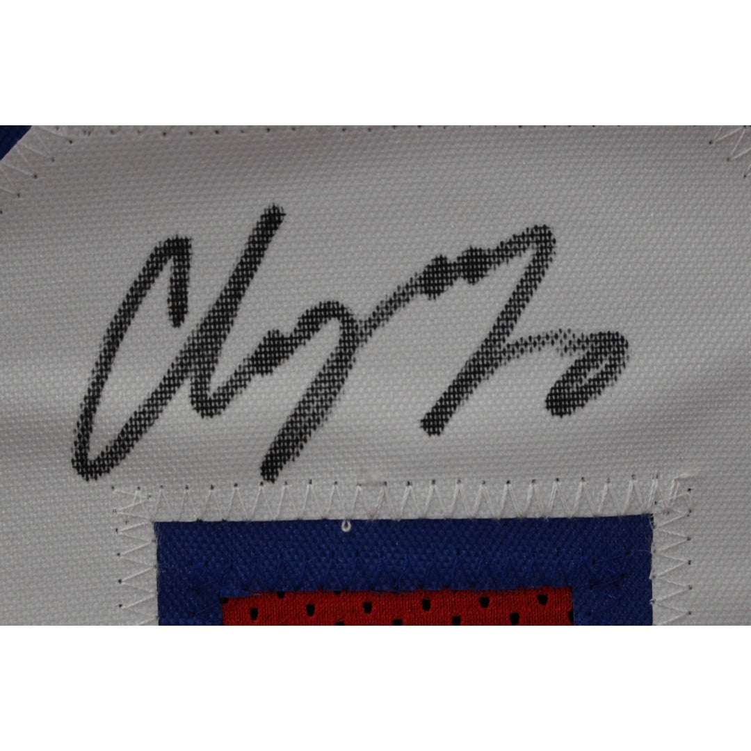 Christian Gonzalez Autographed Pro Style Size XL Red Jersey Beckett 50949