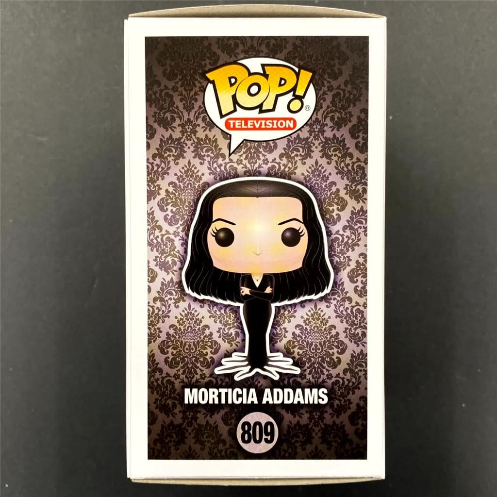 Anjelica Huston signed Morticia Addams Funko Pop! 809 autograph (B) Beckett BAS