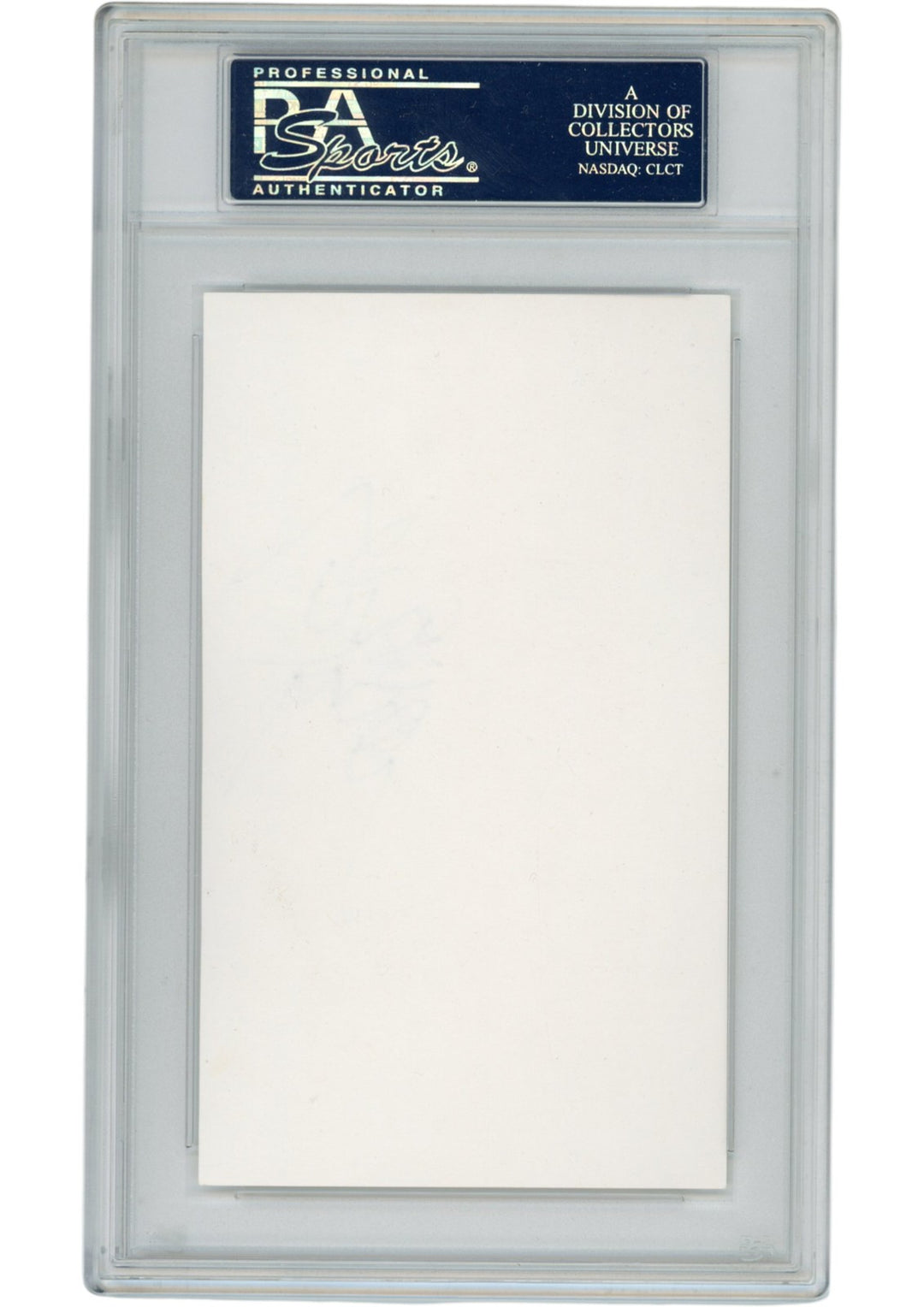 Steve Sabol Autographed/Signed NFL Films Index Card Slabbed PSA 54917