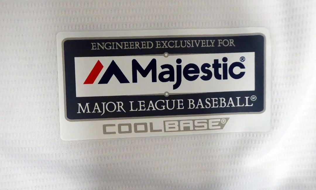 Cleveland Indians Shane Bieber Signed White Majestic Cool Base Jersey Size XL